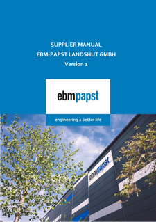 Supplier Manual ebm-papst Landshut